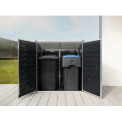 Palram Geräte- Und Mülltonnenbox Voyager Schwarz -Wenko Astra Geschaft 8346066 1741 PA705808 20