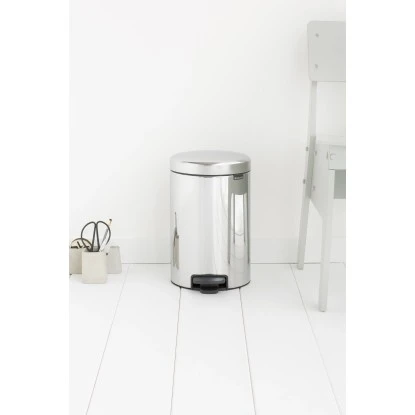 Brabantia Treteimer NewIcon 12 L Brilliant Steel 4 Brabantia Treteimer NewIcon 12 L Brilliant Steel – Bild 4