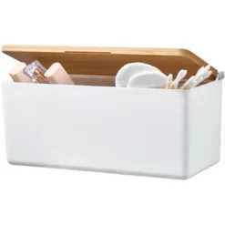 Tesa Baboo Aufbewahrungsbox Medium Weiß Mit Deckel -Wenko Astra Geschaft 855311 2009 03