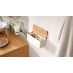 Tesa Baboo Aufbewahrungsbox Medium Weiß Mit Deckel -Wenko Astra Geschaft 855311 2009 05