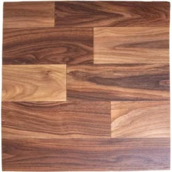 Andiamo PVC Bodenbelag Act Stabparkettoptik Nussbaum Meterware Breite: 300 Cm