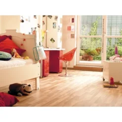 PVC-Bodenbelag Giant Stabparkettoptik Hell Meterware Breite: 300 Cm -Wenko Astra Geschaft 857356 3552 u