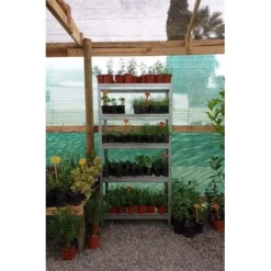 Ar Shelving Rivet Wire Schwerlast-Steckregal Mit Stahlgitter-Böden 180x90x45 4 B -Wenko Astra Geschaft 8586002700626 4343 12