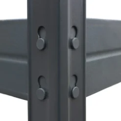 Metall-Schwerlast-Steckregal Rivet Anthrazit 180 Cm X 90 Cm X 45 Cm 4 Böden -Wenko Astra Geschaft 8586002701340 4343 4