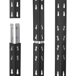 Metall-Schwerlast-Steckregal Rivet Anthrazit 180 Cm X 90 Cm X 45 Cm 4 Böden -Wenko Astra Geschaft 8586002701340 4343 6