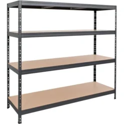 Ar Shelving Schwerlast Steckregal Rivet XXL180 X 200 X 60 Cm 4B Anthrazit