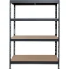 Ar Shelving Schwerlast-Steckregal Rivet L 180cm X 120cm X 45cm 4B Anthrazit FSC®
