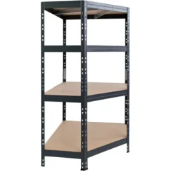 Metall-Eck-Schwerlast-Steckregal Rivet Anthrazit 180 Cm X 90 Cm X 45 Cm X 65 Cm -Wenko Astra Geschaft 8586002701654 4343 2