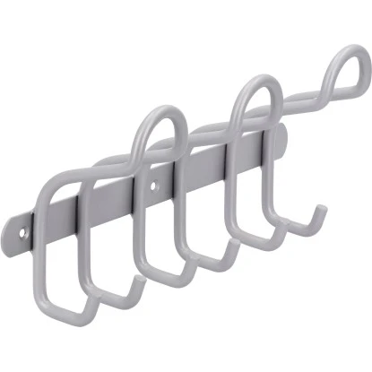 Siro Hakenleiste 1783 Metall Aluminium Länge 300 Mm 6 Haken 3 Siro Hakenleiste 1783 Metall Aluminium Länge 300 Mm 6 Haken – Bild 3