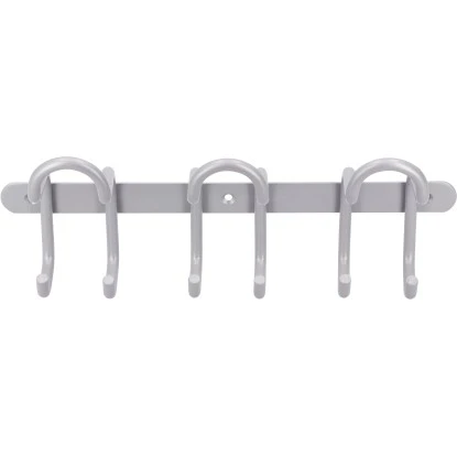 Siro Hakenleiste 1783 Metall Aluminium Länge 300 Mm 6 Haken 4 Siro Hakenleiste 1783 Metall Aluminium Länge 300 Mm 6 Haken – Bild 4