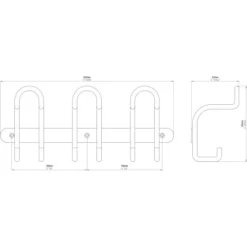 Siro Hakenleiste 1783 Metall Aluminium Länge 300 Mm 6 Haken 11 Siro Hakenleiste 1783 Metall Aluminium Länge 300 Mm 6 Haken -Wenko Astra Geschaft 862199 3567 8TZ