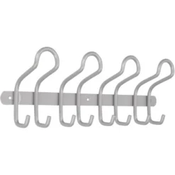 Siro Hakenleiste 1783 Metall Aluminium Länge 400 Mm 8 Haken -Wenko Astra Geschaft 862205 3567 5