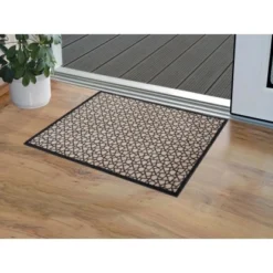 Sauberlaufmatte Waben Schwarz-Beige 50 Cm X 75 Cm -Wenko Astra Geschaft 871188819 2137 AB01 180619