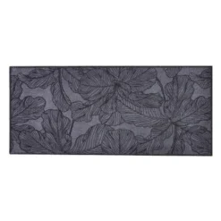 Universal Läufer Floral Anthrazit 67 Cm X 150 Cm