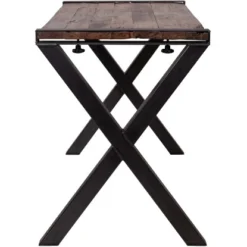 Veba Barnwood-Stehtisch Old Dutch 180 X 80 Cm X-Gestell