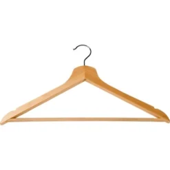 Kleiderbügel Holz Mit Steg 8 Stück