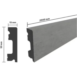 Selit Sockelleiste Selitstyle® FBL50 Fliese Ancona -Wenko Astra Geschaft 895033 2386 2