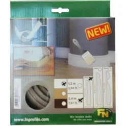 FN Neuhofer Biegbare Sockelleiste SK002 Kunststoff Weiß 10 X 69 X 2.400 Mm -Wenko Astra Geschaft 9003719187698 4910 2