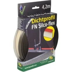FN Neuhofer FN Silco-Flex Dichtprofil PVC Graubraun 5,5 X 30 X 4.200 Mm -Wenko Astra Geschaft 9003719258749 4910 3