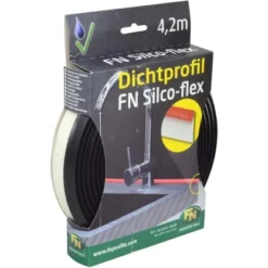 FN Neuhofer FN Silco-Flex Dichtprofil PVC Schwarz 5,5 X 30 X 4.200 Mm -Wenko Astra Geschaft 9003719258763 4910 3
