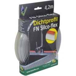 FN Neuhofer FN Silco-Flex Dichtprofil PVC Grau Alu 5,5 X 30 X 4.200 Mm -Wenko Astra Geschaft 9003719258886 4910 3