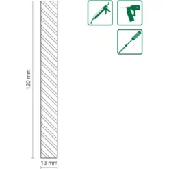 FN Neuhofer Flachleiste Fichte/Kiefer Astrein Unbeh. 13 X 120 X 1.000 Mm -Wenko Astra Geschaft 9003719875953 4910 2