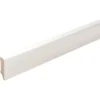 Sockelleiste S0402 Lackiert 12 X 40 X 2400 Mm Buche Massiv Weiß