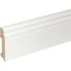 FN Neuhofer Sockelleiste FU089L Dekor Weiß MDF Foliert 18 X 90 X 2.400 Mm