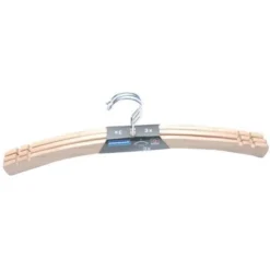 Kleiderbügel Mit Rockkerbe 3er-Set Holz Natur
