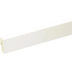 FN Neuhofer Sockelleiste SU047L Fichte/Kiefer Starkfolie Weiß