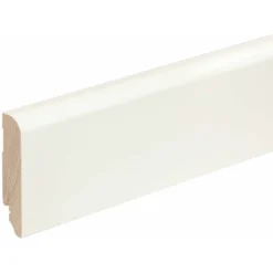FN Neuhofer Sockelleiste L0145L Kiefer Weiß Lackiert Dekor