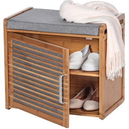 Wenko Schuhschrank Bahari Bambus Braun 2 Wenko Schuhschrank Bahari Bambus Braun – Bild 2