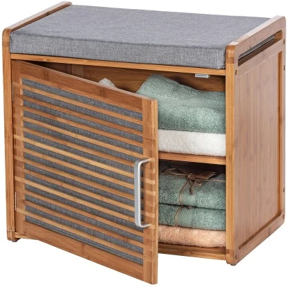 Wenko Schuhschrank Bahari Bambus Braun 3 Wenko Schuhschrank Bahari Bambus Braun – Bild 3