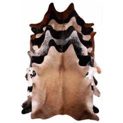 Teppich Rinderfell Verschiedene Farben Ca. 160 Cm X 250 Cm
