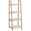 Wenko Regal Finja Bambus Braun Mit 4 Etagen