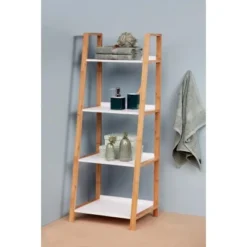 Wenko Regal Finja Bambus Braun Mit 4 Etagen -Wenko Astra Geschaft 918191 1068 7 191