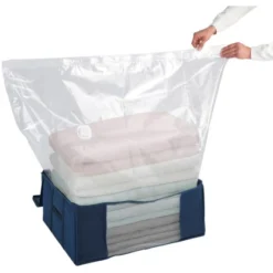 Wenko Vakuum Soft Box Air L Blau -Wenko Astra Geschaft 918678 1068 3 876