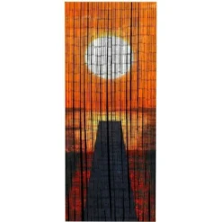 Wenko Bambusvorhang Sonnenuntergang 90 Cm X 200 Cm
