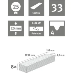Egger Designboden GreenTec EHD020 Zappulla Pinie Hell 7,5 X 193 X 1292 Mm -Wenko Astra Geschaft 939242 2782 EHD020 06