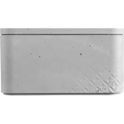 Curver 3er Set Beton Box Mit Deckel 2 X XS + 1 X S Helllgrau -Wenko Astra Geschaft 950639 3271 9