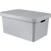 Curver 3er Set Infinity Box Mit Deckel 45 L Hellgrau