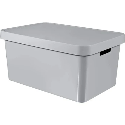 Curver 3er Set Infinity Box Mit Deckel 45 L Hellgrau 1 Curver 3er Set Infinity Box Mit Deckel 45 L Hellgrau