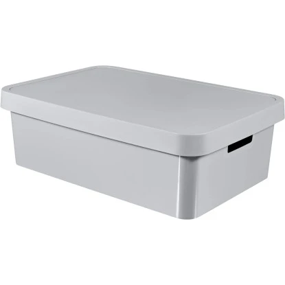 Curver 3er Set Infinity Box Mit Deckel 30 L Hellgrau 1 Curver 3er Set Infinity Box Mit Deckel 30 L Hellgrau