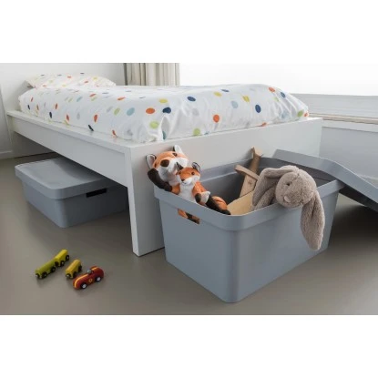 Curver 3er Set Infinity Box Mit Deckel 30 L Hellgrau 2 Curver 3er Set Infinity Box Mit Deckel 30 L Hellgrau â Bild 2