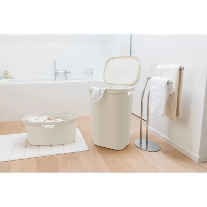 Curver Wäschebox 60 L + Wäschekorb 40 L 2-er Set Infinity Weiß 5 Curver Wäschebox 60 L + Wäschekorb 40 L 2-er Set Infinity Weiß – Bild 5