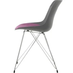 Kayoom Stuhl Emily 110 2er-Set Grau - Violett 48 Cm X 80 Cm X 53 Cm -Wenko Astra Geschaft 95576 4842 4056216814890 3