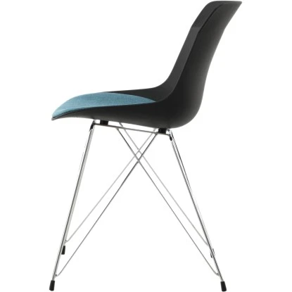 Kayoom Stuhl Emily 110 2er-Set Schwarz - Petrol 48 Cm X 80 Cm X 53 Cm 3 Kayoom Stuhl Emily 110 2er-Set Schwarz - Petrol 48 Cm X 80 Cm X 53 Cm – Bild 3