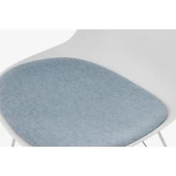 Kayoom Stuhl Emily 110 2er-Set Weiß - Hellblau 48 Cm X 80 Cm X 53 Cm -Wenko Astra Geschaft 95586 4842 4056216814876 5