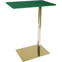 Kayoom Beistelltisch Lucy Grün-Gold 63 Cm X 34 Cm X 50 Cm