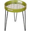 Kayoom Beistelltisch River Gelbgrün Ø 37 Cm X 40 Cm